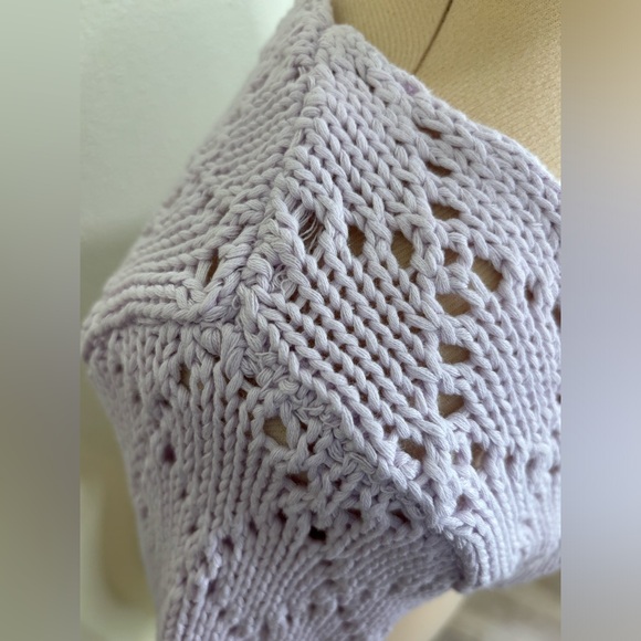 Francesca’s Belle keyhole crochet cardigan - Picture 14 of 16